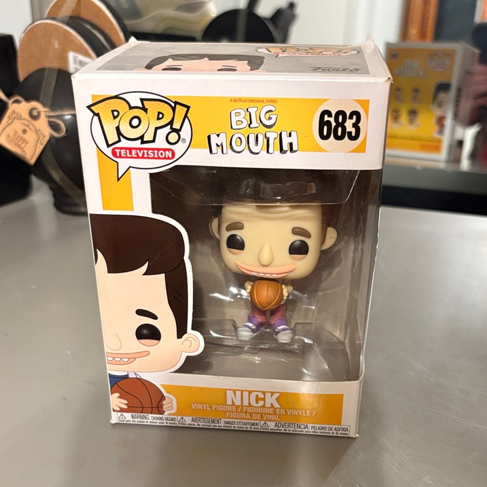 Funko Big Mouth Nick Figure with Basketball